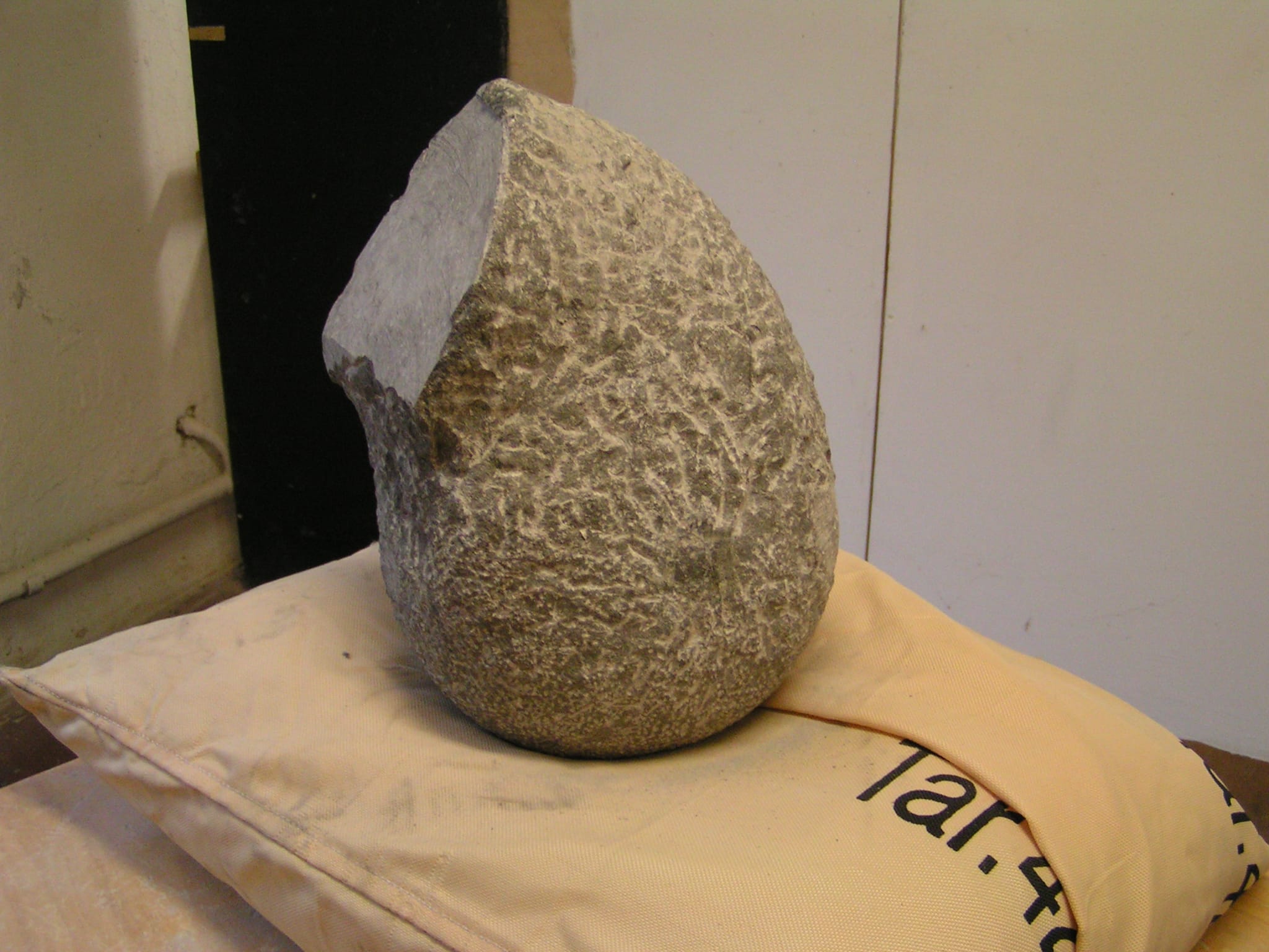 Arduinen sculptuur 'Druppel' — beginfase Work in Progress